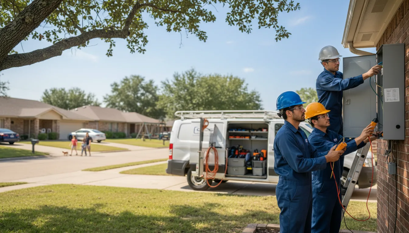 Certified electrician providing emergency electrical services in Manchester, TN
